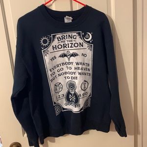 Bring me the horizon sweatshirt crew neck size medium womens